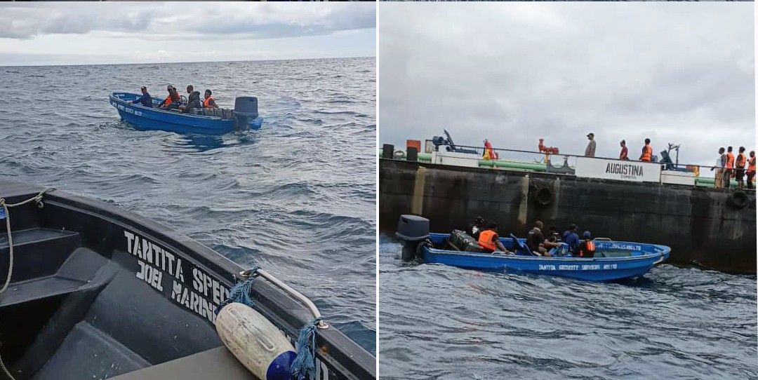 Tantita Operatives Intercept Vessel Conveying Suspected Illegal Crude in Delta Waterways