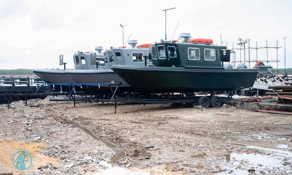 Tantita Strengthens Anti-Oil Theft Fight with Donation of 15 Gun Boats to Military