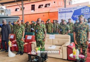 Tantita Strengthens Anti-Oil Theft Fight with Donation of 15 Gun Boats to Military