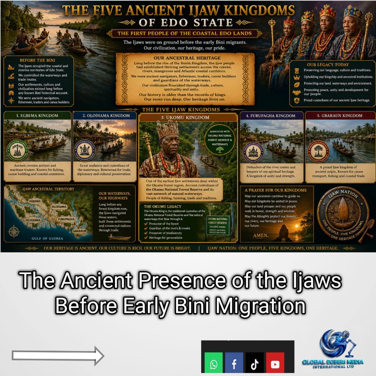 The Ancient History of the Five Ijaw Kingdoms in Edo State