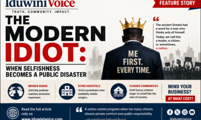 THE MODERN IDIOT: WHEN SELFISHNESS BECOMES A PUBLIC DISASTER