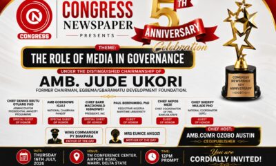 Congress Newspaper Begins Month-Long Activities for 5th Anniversary Celebration