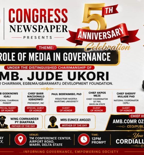 Congress Newspaper Begins Month-Long Activities for 5th Anniversary Celebration
