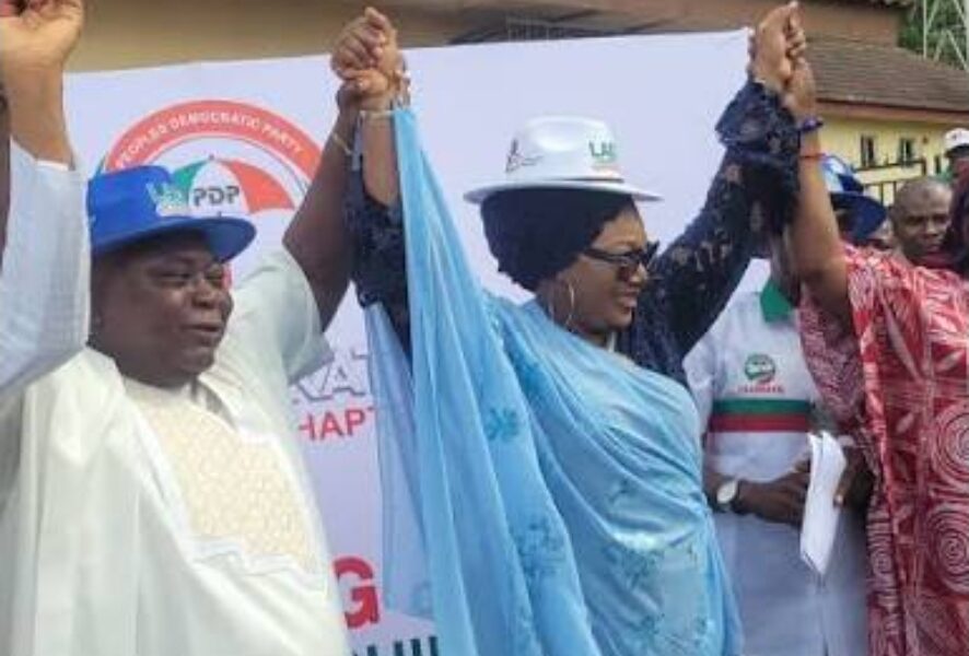 Ogun PDP Unveils Lateefah Sowunmi-Kolapo as Adebutu’s Running Mate for 2027 Governorship Election