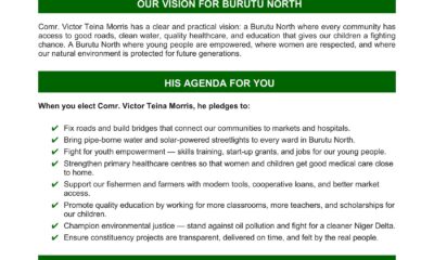 INTRODUCING YOUR NEXT MEMBER DELTA STATE HOUSE OF ASSEMBLY BURUTU CONSTITUENCY-I