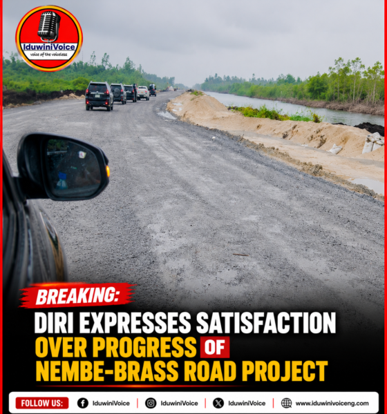 Diri Expresses Satisfaction Over Progress of Nembe-Brass Road Project