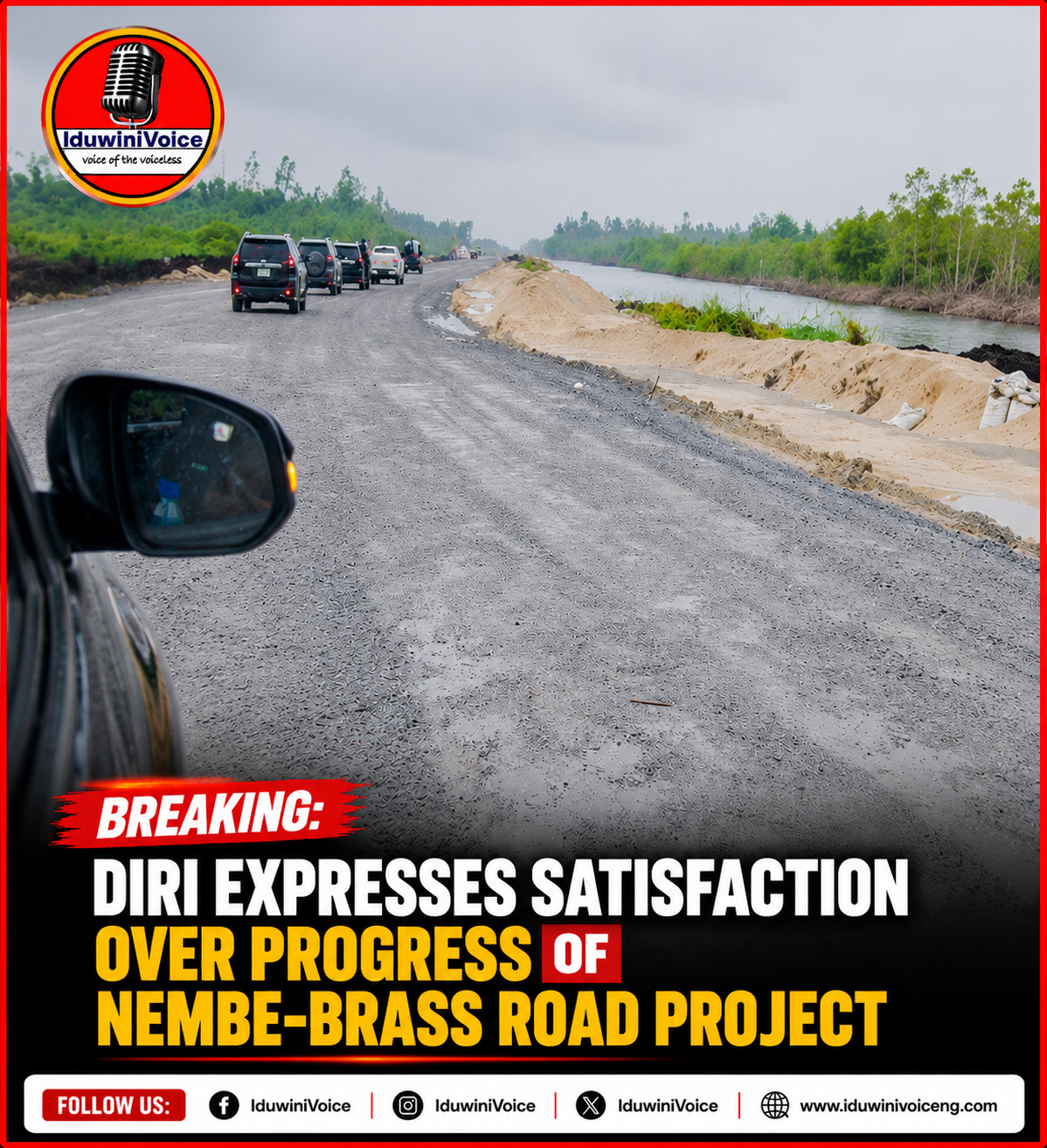 Diri Expresses Satisfaction Over Progress of Nembe-Brass Road Project