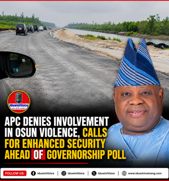 APC Denies Involvement in Osun Violence, Calls for Enhanced Security Ahead of Governorship Poll