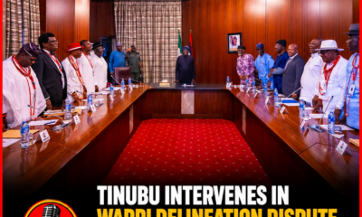 Tinubu Intervenes in Warri Delineation Dispute, Meets Ijaw, Urhobo and Itsekiri Leaders