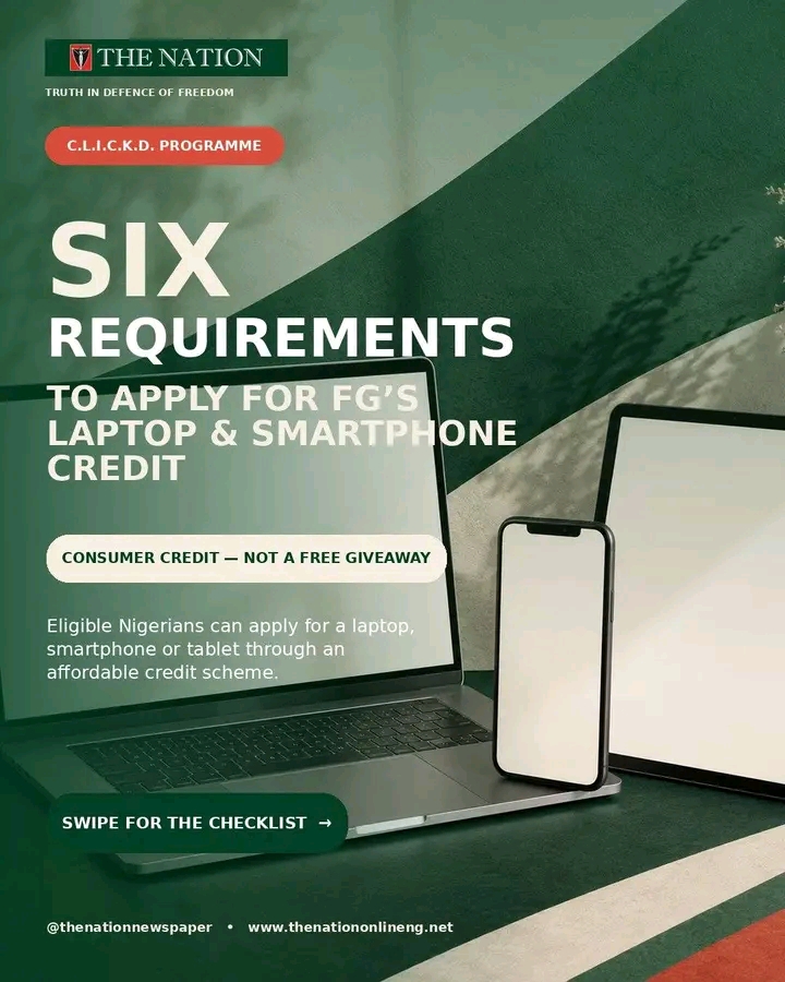 FG Opens Applications for C.L.I.C.K.D. Digital Device Credit Scheme
