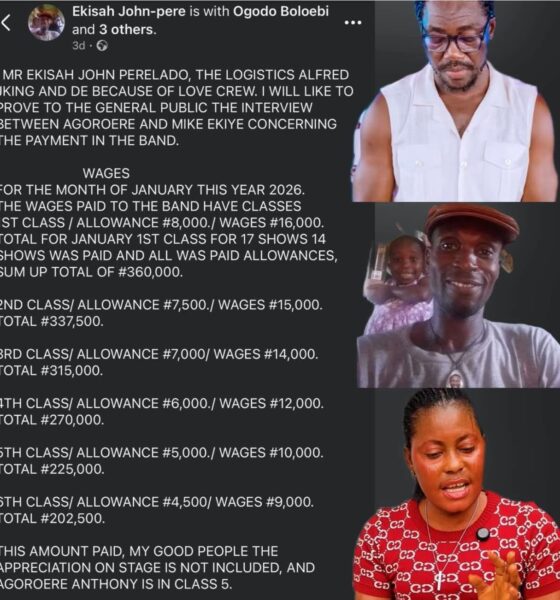 JKing Logistics Coordinator Shed Light to Address Ijaw Music Wage Controversy 