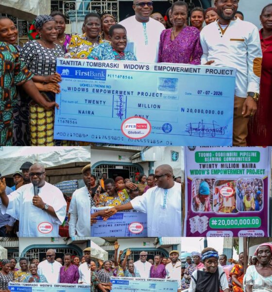 Tantita, Partner Firm Support 20 Widows with ₦20 Million in Bomadi