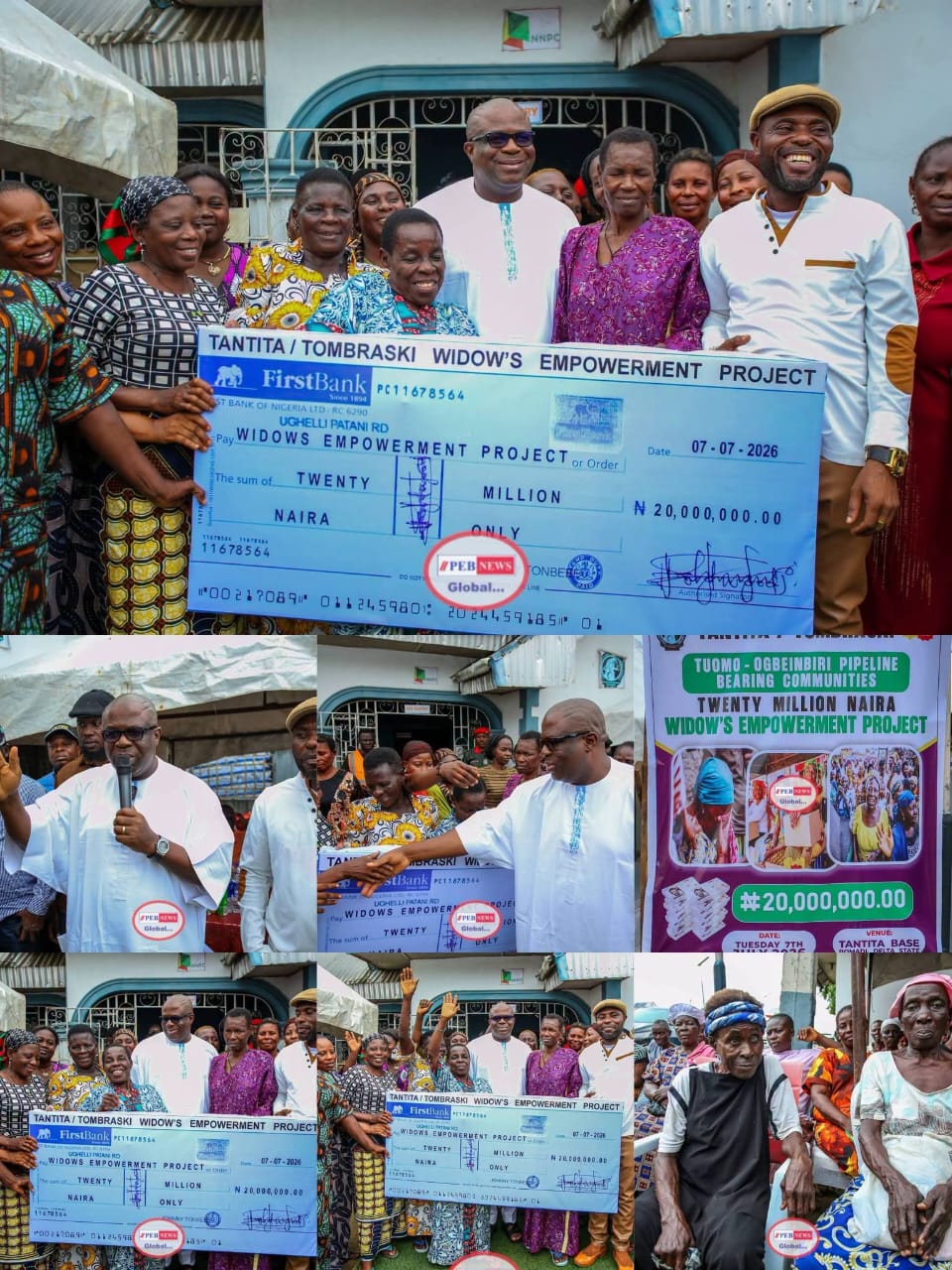 Tantita, Partner Firm Support 20 Widows with ₦20 Million in Bomadi