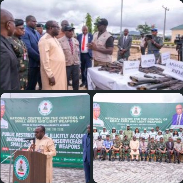 FG Intensifies Campaign Against Illegal Arms, Destroys 2,819 Weapons in Abuja
