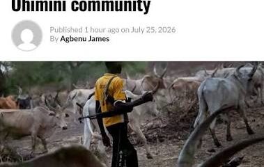 Many Feared Dead, About 30 Missing After Fresh Attack on Benue Community