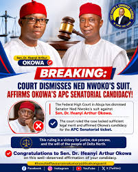 Court Dismisses Ned Nwoko’s Case Challenging Okowa’s APC Senatorial Ticket