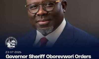 Oborevwori Approves Emergency Repairs on Damaged Mosogar-Oghara Section of Warri-Benin Highway