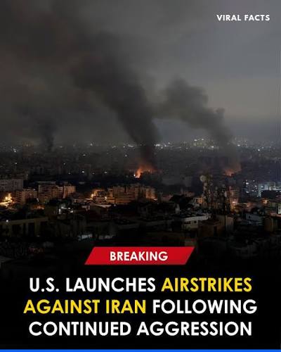 US Launches Third Consecutive Night of Airstrikes on Iran as Peace Efforts Falter