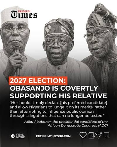 Atiku Alleges Obasanjo Revived Old Claims to Influence 2027 Politics