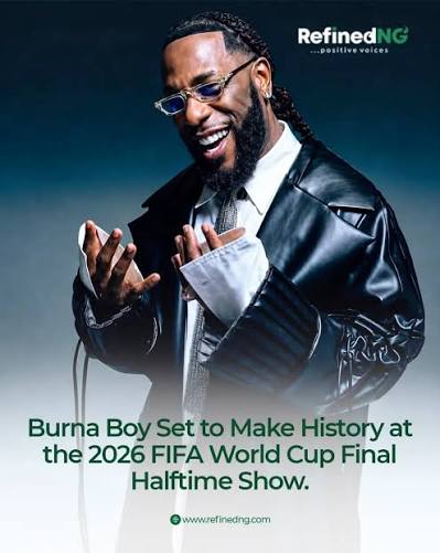 Burna Boy Makes History as First Nigerian to Perform at FIFA World Cup Final Halftime Show