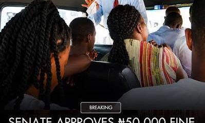 Senate Backs ₦50,000 Penalty for Preaching, Hawking in Commercial Buses