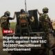 Nigerian Army Warns Public Against Fake 2027 Recruitment Advertisement