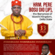 Iduwini Traditional Council Chairman, Gbegha Congratulates Ayamabulou-1 on 33rd Coronation Anniversary
