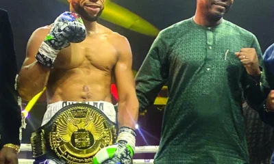 Okocha Claims Victory After Portable Is Disqualified in Celebrity Boxing Rematch
