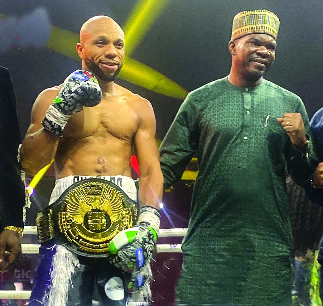 Okocha Claims Victory After Portable Is Disqualified in Celebrity Boxing Rematch