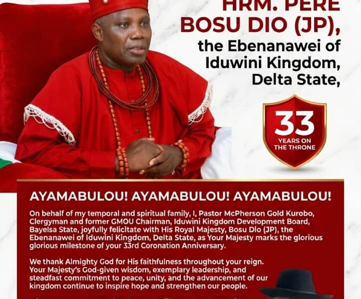 Pastor McPherson Gold Kurobo Felicitates HRM Bosu Dio on 34th Coronation Anniversary