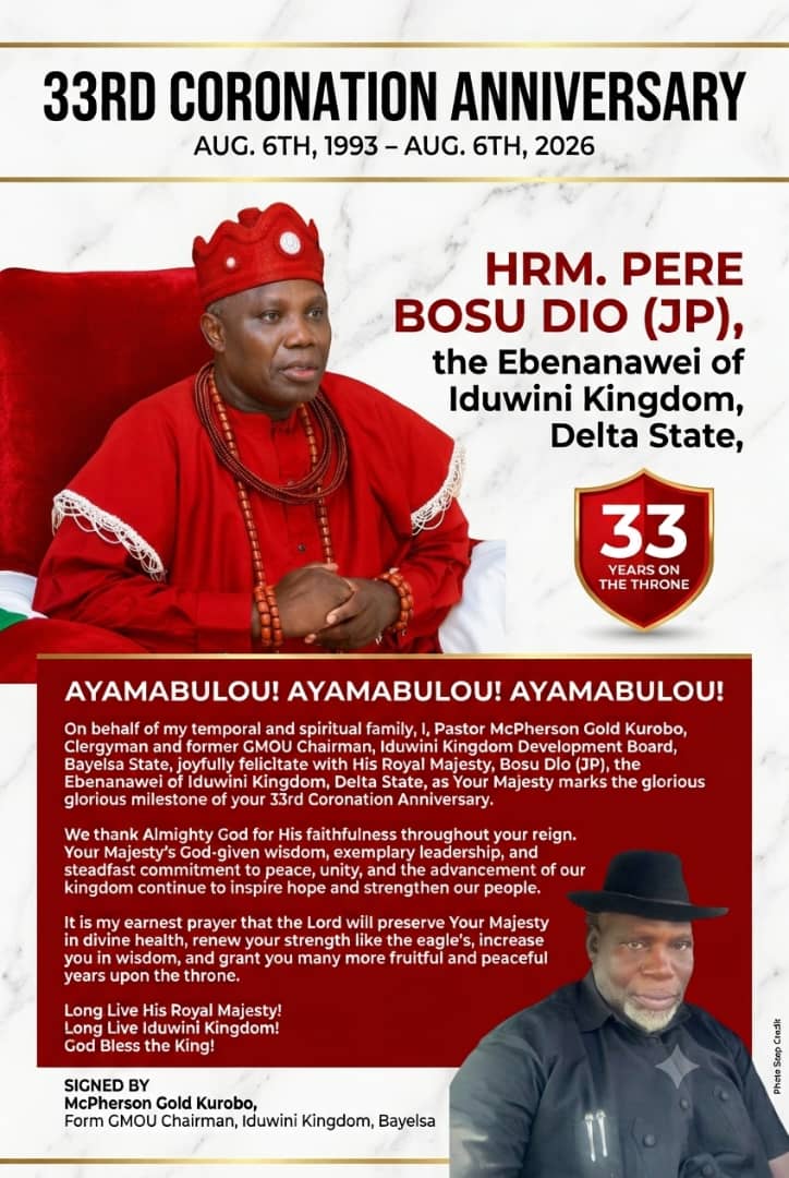 Pastor McPherson Gold Kurobo Felicitates HRM Bosu Dio on 34th Coronation Anniversary