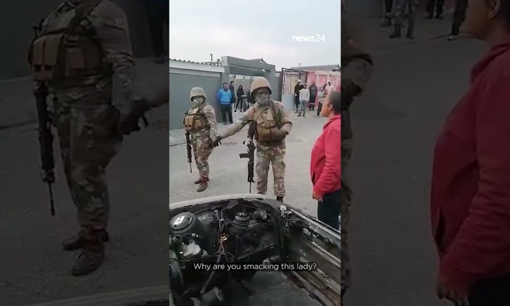 The South African National Defence Force (SANDF) and South African Police Service (SAPS) are investigating a video circulating on social media that appears to show a soldier slapping a woman during a planned joint operation in Mitchells Plain on Friday.