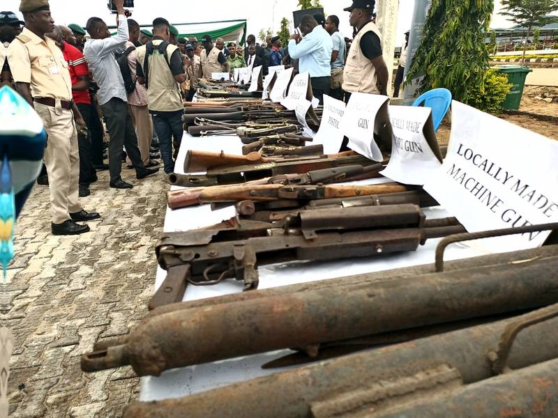 FG Reaffirms Commitment to Security, Destroys 19,000 Illegal Weapons Nationwide