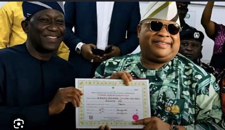 Adeleke Receives Certificate of Return, Unveils N500m Fund for Election Violence Victims