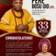 President Tinubu’s Appointee, Hon. Warejuwowei Hails HRM Pere Bosu Dio (JP) on 33rd Coronation Anniversary