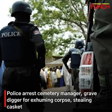 Police Nab Cemetery Manager, Gravedigger Over Alleged Corpse Exhumation, Coffin Theft in Akwa Ibom