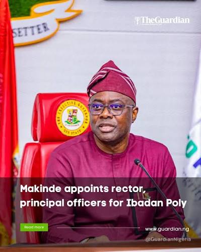 Makinde Names Substantive Rector, Principal Officers for The Polytechnic, Ibada