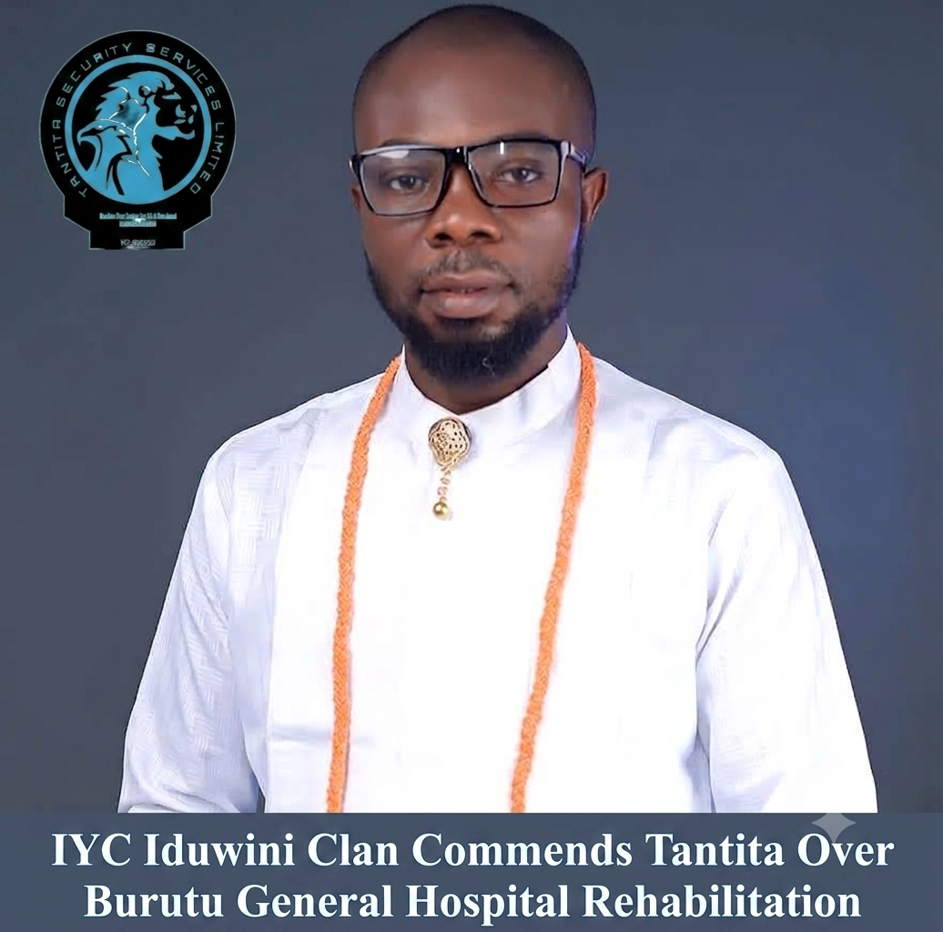 IYC Iduwini Clan Commends Tantita Over Burutu General Hospital Rehabilitation