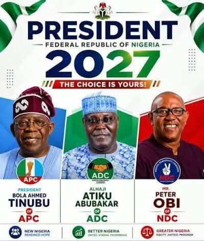 2027 Presidency: Tinubu, Atiku, Obi Step Up Nationwide Mobilisation