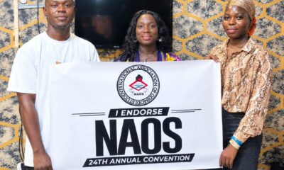 NAOS PAYS COURTESY VISIT TO AMB. ENDURANCE BEKENAWI NWACHUKWU, CEO ENDYBEKX INITIATIVE — ENDORSES 24TH ANNUAL CONVENTION