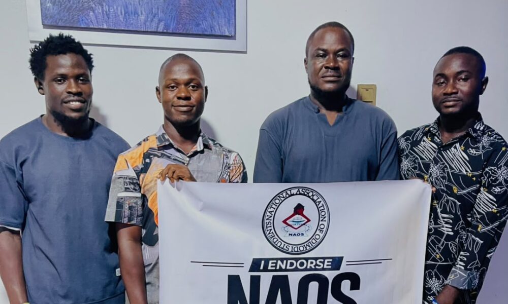 NAOS PAYS COURTESY VISIT TO PHARM. BINAÉBI BRIAN PONDI, CHAIRMAN, ODIMODI AND HER FEDERATED COMMUNITIES — ENDORSES 24TH ANNUAL CONVENTION