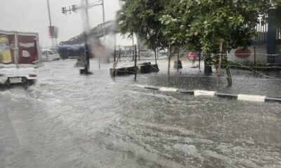 Heavy Rainfall Floods Ekpan Link Road in Delta