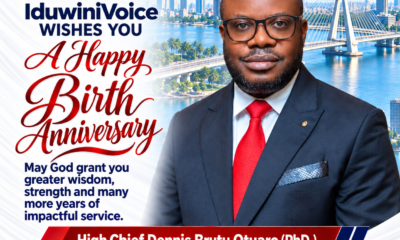 IduwiniVoice Celebrates Otuaro on Birthday, Hails His Leadership