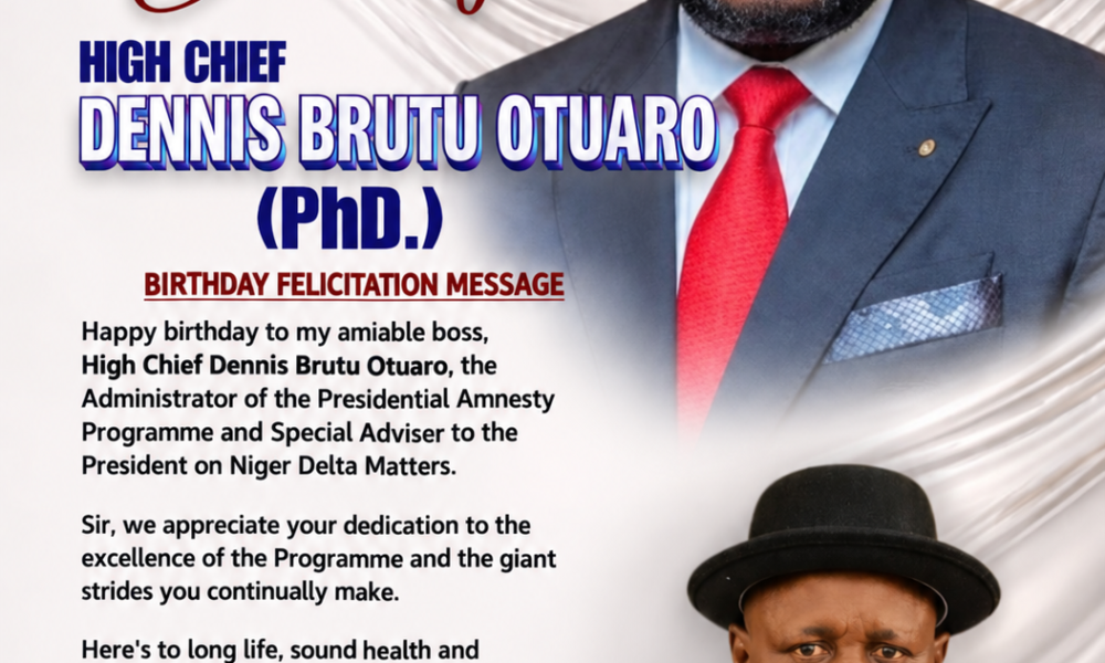 Birthday: Kpaidia Felicitates Otuaro, Hails His Leadership of PAP