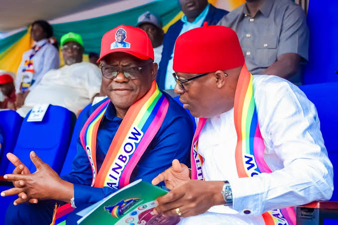 Fubara Recognises Wike As Political Leader, Tells Supporters To Stop Calling Him ‘My Leader’