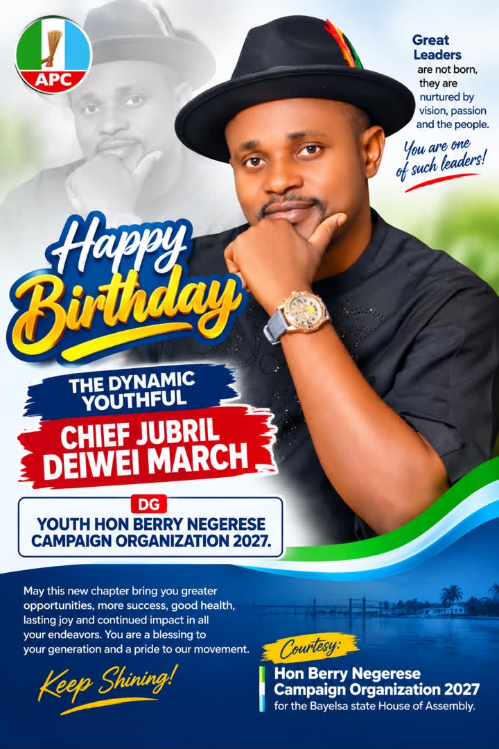 Celebrating Chief Jubril March : Hon Berry Negerese Campaign Organization 2027 extends warm wishes on Birthday 